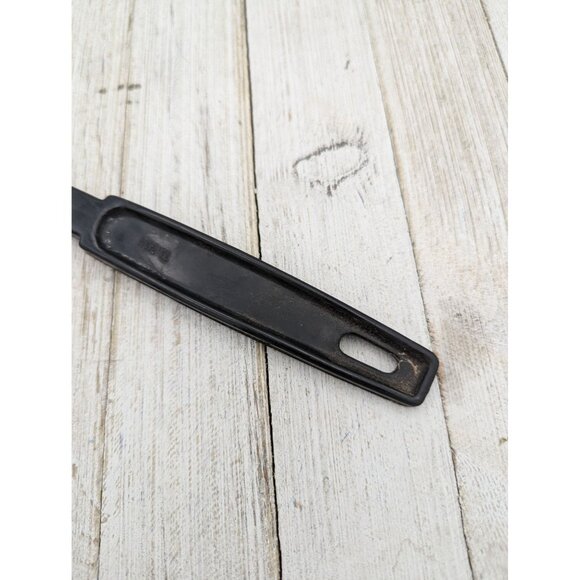 Strainer Slotted Spoon Strainer 10 1/2" Black Nylon - Picture 2 of 6
